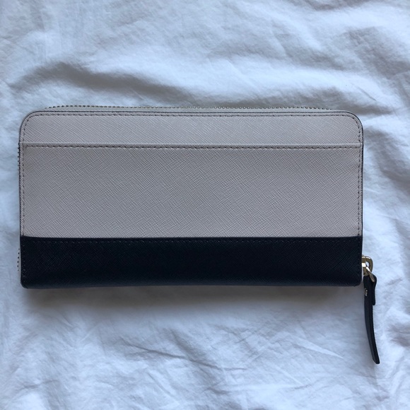 Kate Spade wallet - black and beige/stone - Picture 2 of 10
